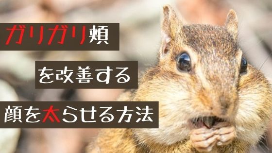 ガリガリ頬を改善 顔にお肉を付ける 顔を太らせる方法 ふっくら ガリガリを卒業する太る為の方法